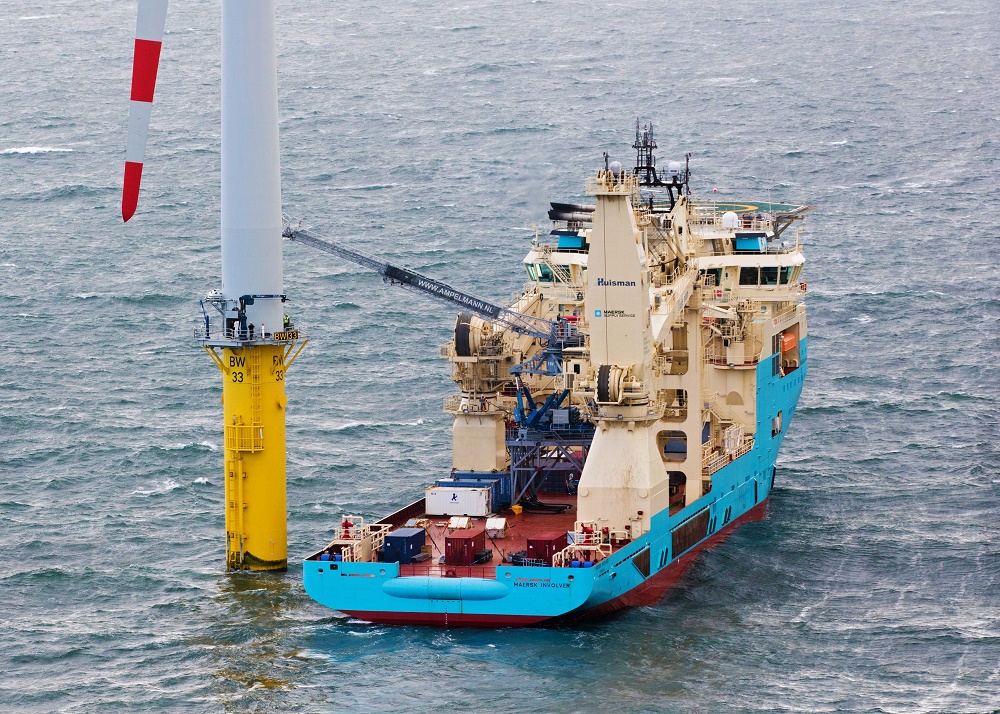 Five new offshore wind contracts for Ampelmann in the North Sea