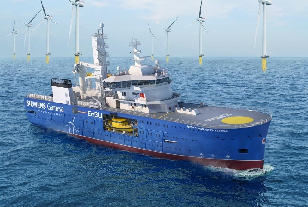 Bakker Sliedrecht again involved in building offshore support vessel Bibby WaveMaster Horizon by Damen