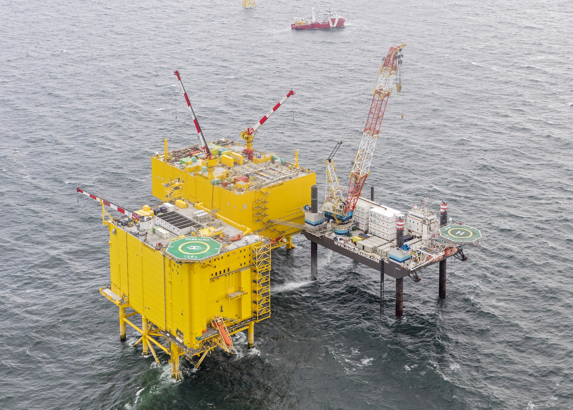 Jack Up Barge voltooit sleutelrol Duitse offshore windnetwerk-verbindingen