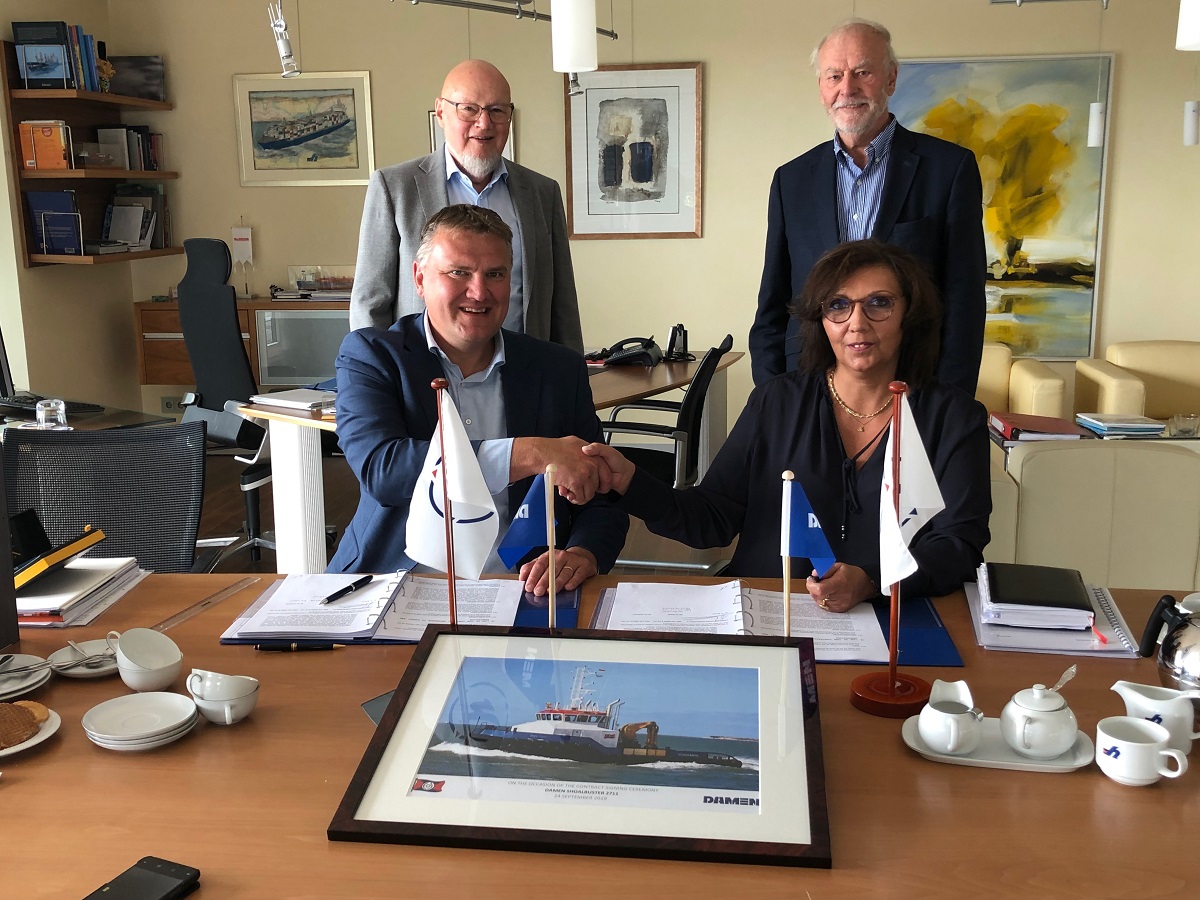 Damen signs contract with EMS Offshore  to supply new Shoalbuster 2711