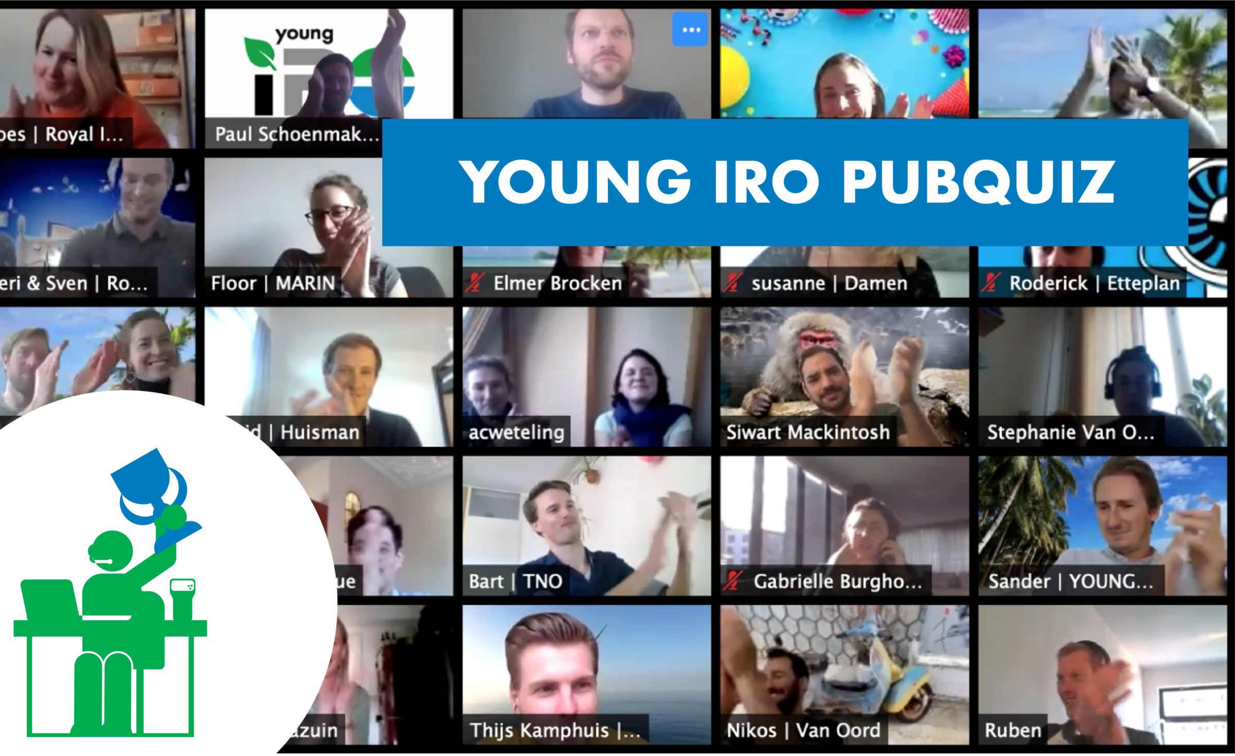 Young IRO online Pubquiz: stay safe, play safe