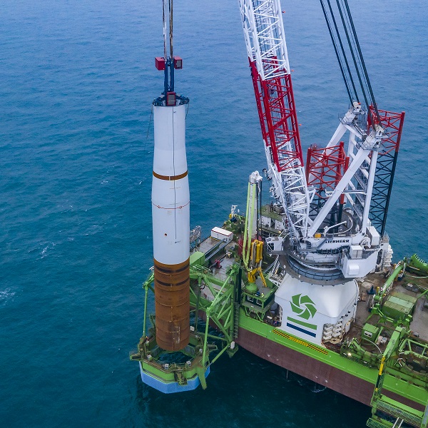 Halfway mark on foundation installation at Borssele 1 & 2 Offshore Wind Farm with record installation cycles