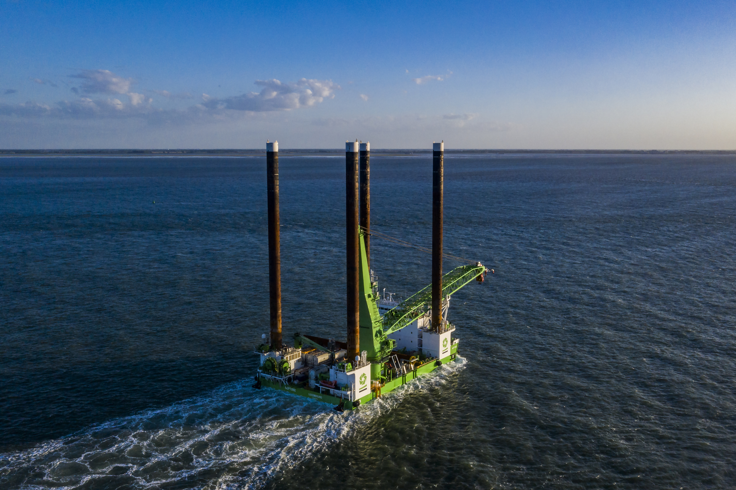 RWE and DEME Offshore install collars on offshore foundations
