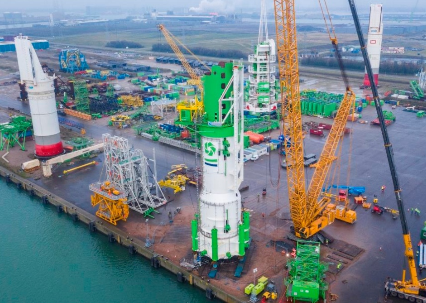 Gould services provides Assembly and Lift operations for DEME project Saint Nazaire Offshore windfarm