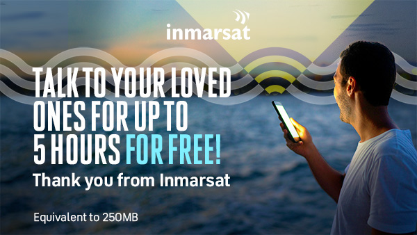 Inmarsat gives a gift of free connectivity to seafarers