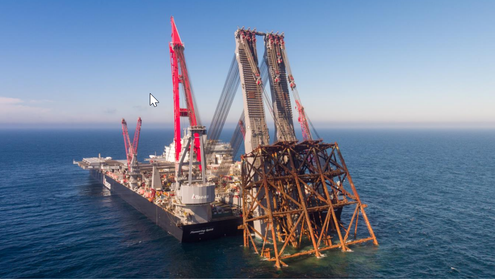 Allseas’ showcases its pioneering spirit with new jacket lifting technology