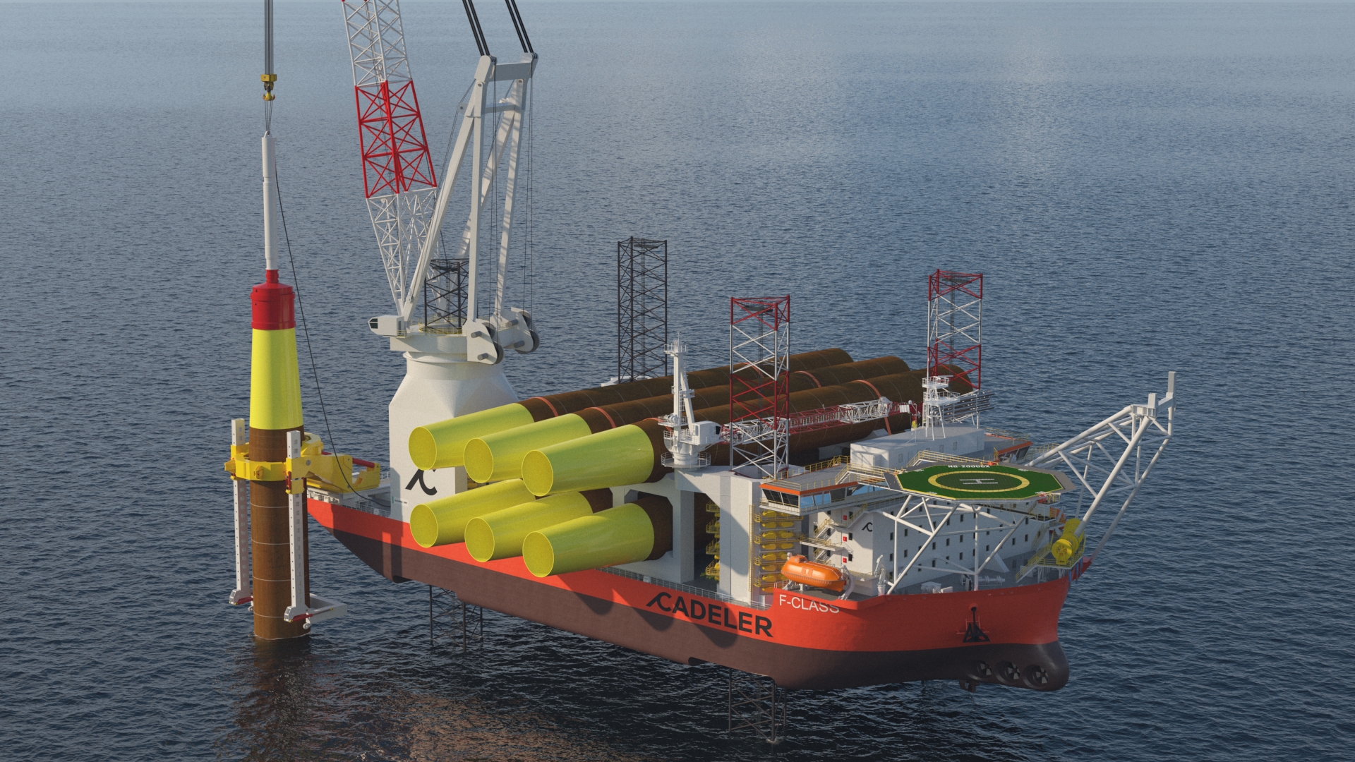 NOV awarded equipment package and design license contracts for Cadeler’s first jack-up foundation installation vessel