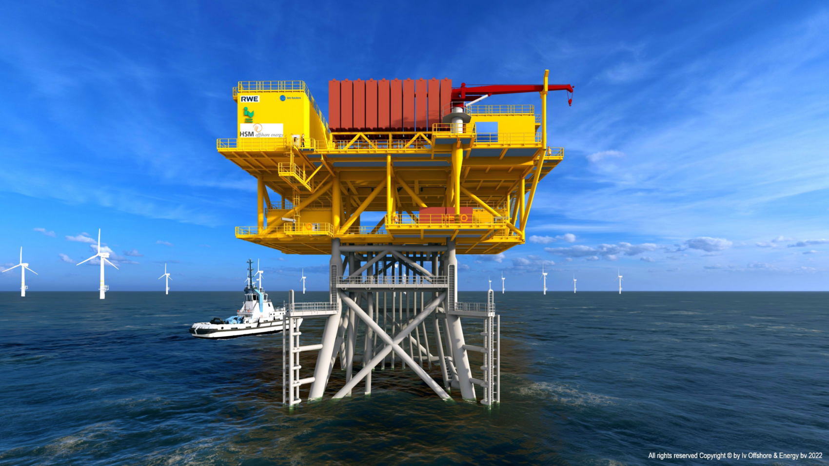 RWE selects HSM Offshore Energy as preferred supplier for Denmark’s largest THOR offshore wind farm