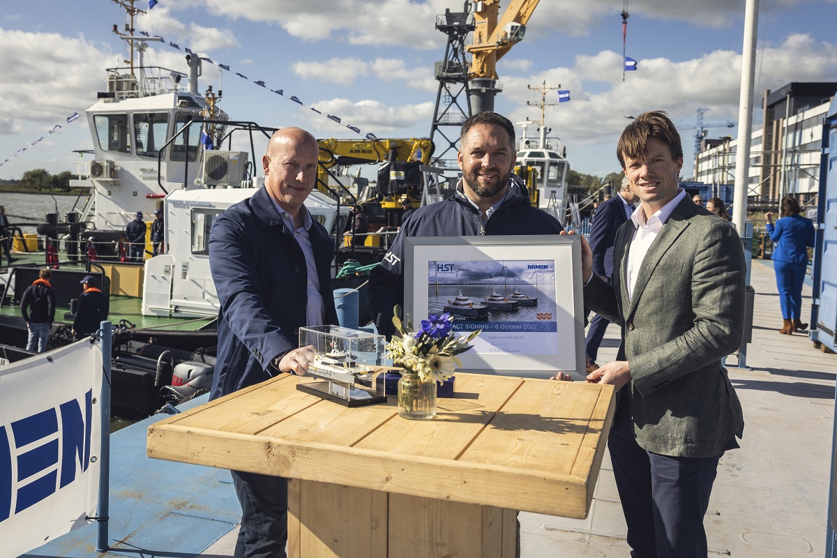 High Speed Transfers signs contracts with Damen for 3 x hybrid Fast Crew Supplier 2710 vessels