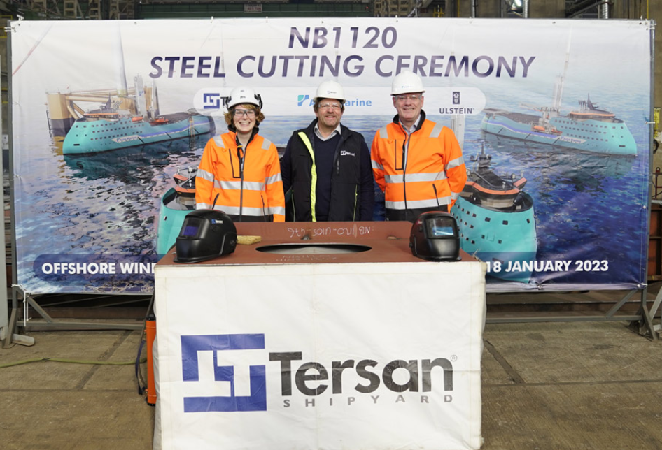 Steel cutting ceremony for Acta Marine’s CSOV
