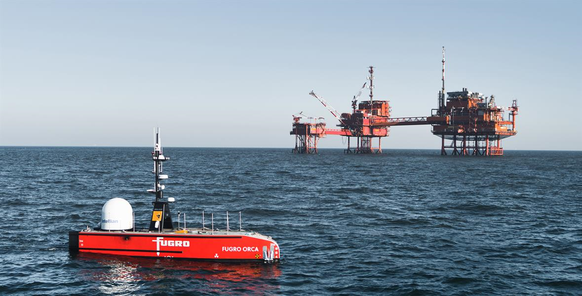 Fugro’s uncrewed surface vessel provides TAQA with safer and more sustainable offshore inspections