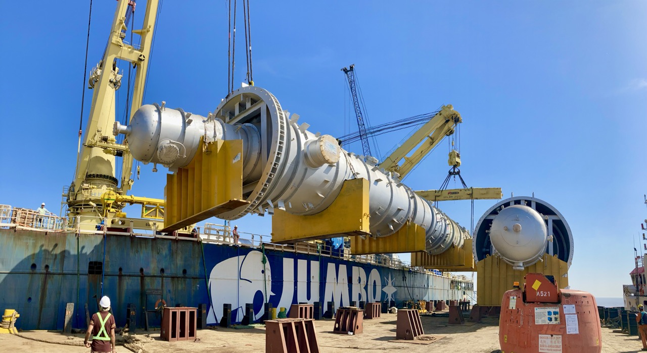 Jumbo-SAL-Alliance commences Basrah Refinery Upgrading Project shipments for JGC Corporation