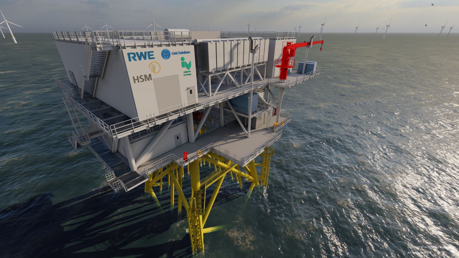 HSM Offshore Energy is awarded 1 Gigawatt Offshore High Voltage Substation contract for Denmark’s largest THOR offshore wind farm