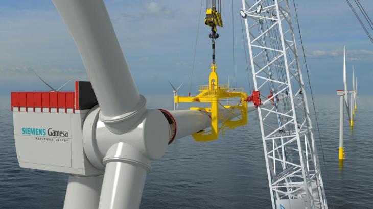 Huisman and Siemens Gamesa launch solution for controlled blade installation