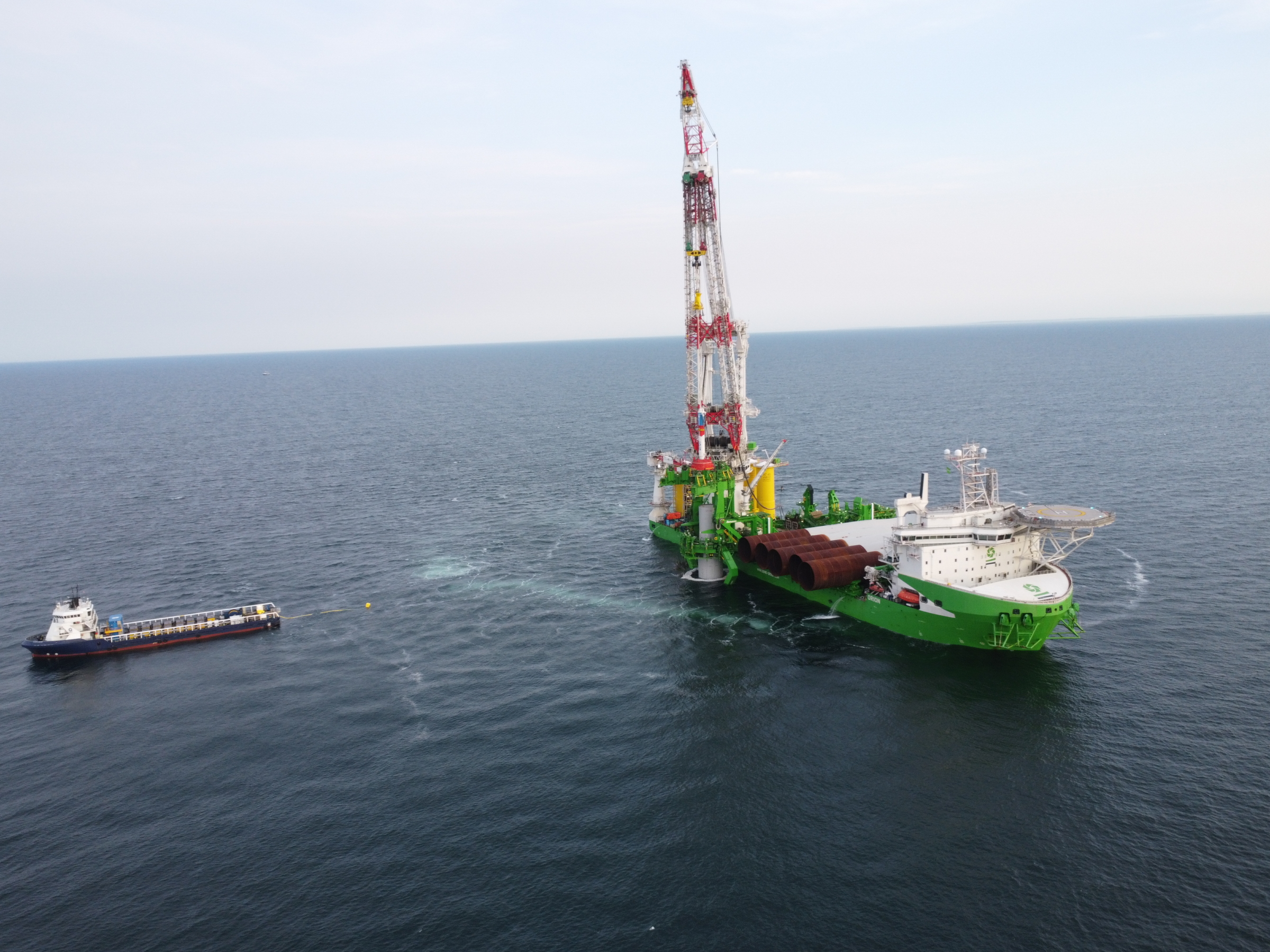 Offshore works kick off at Vineyard Wind 1 wind farm in US with installation of first foundation
