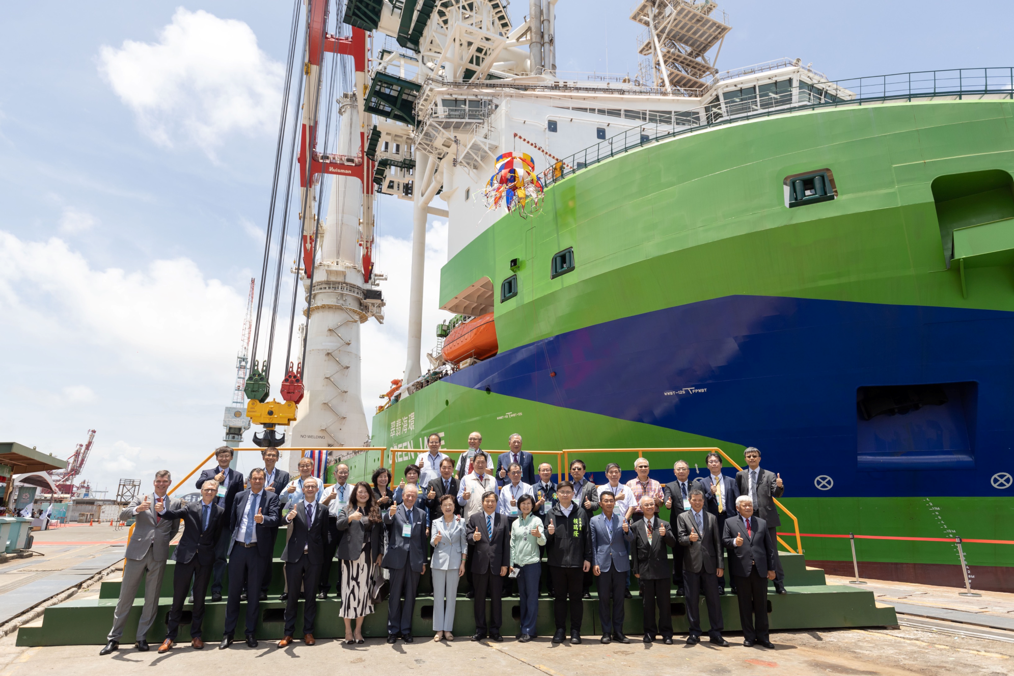Revolutionary offshore installation vessel ‘Green Jade’ joins the fleet, a landmark moment for Taiwan’s thriving offshore wind market