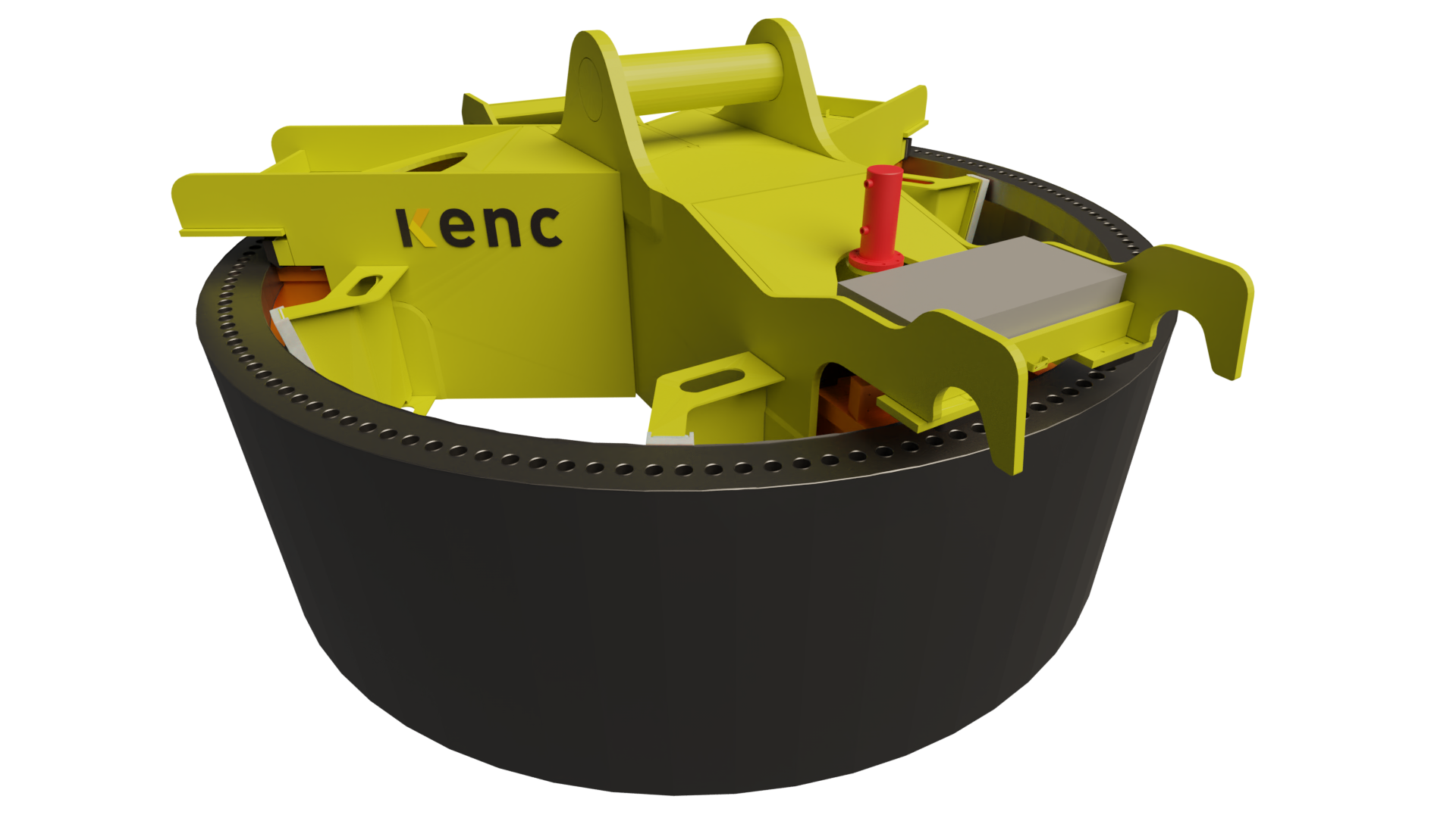 KENC: Fabrication starts on Van Oord’s flange monopile upending tool