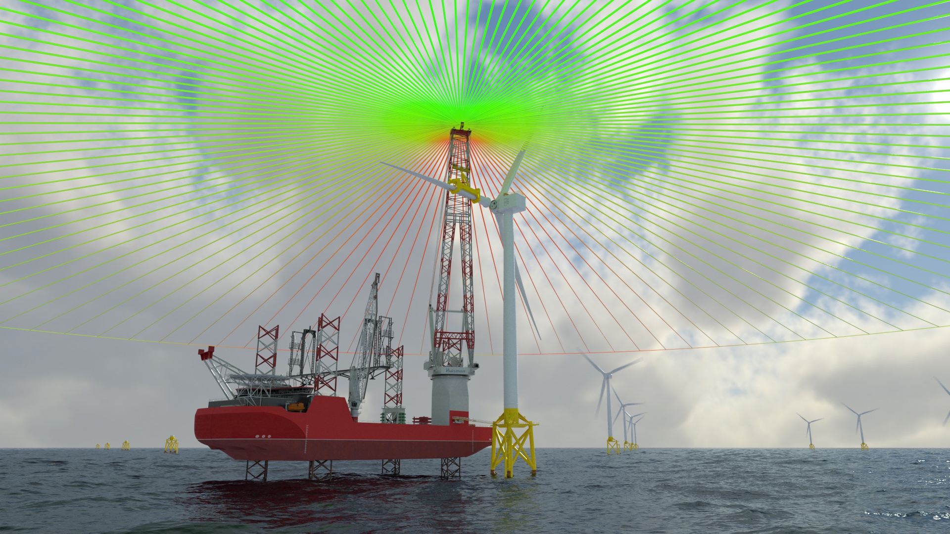 Huisman launches wind detection system for safer wind turbine installation