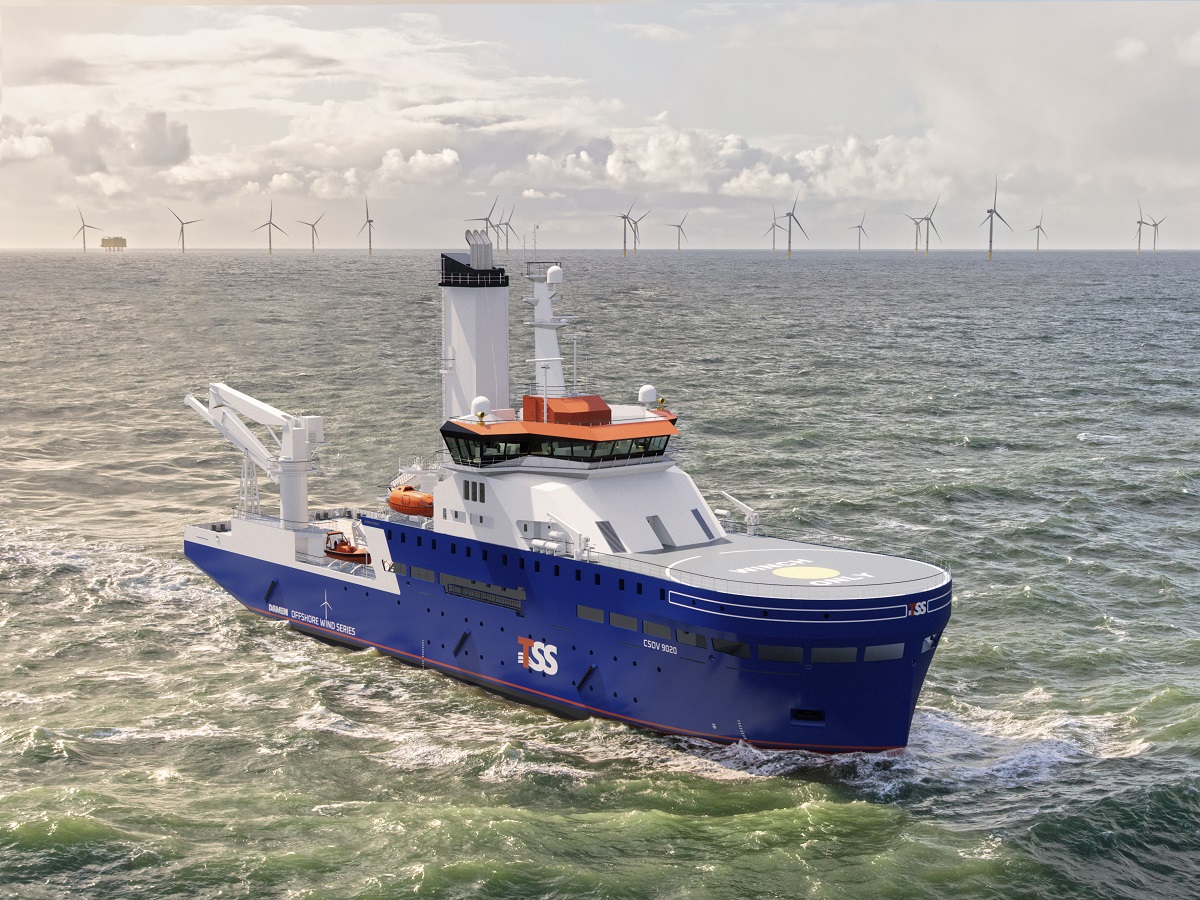 Damen Shipyards signs contract with Ta San Shang Marine Co. Ltd to supply a new Construction Service Operation Vessel