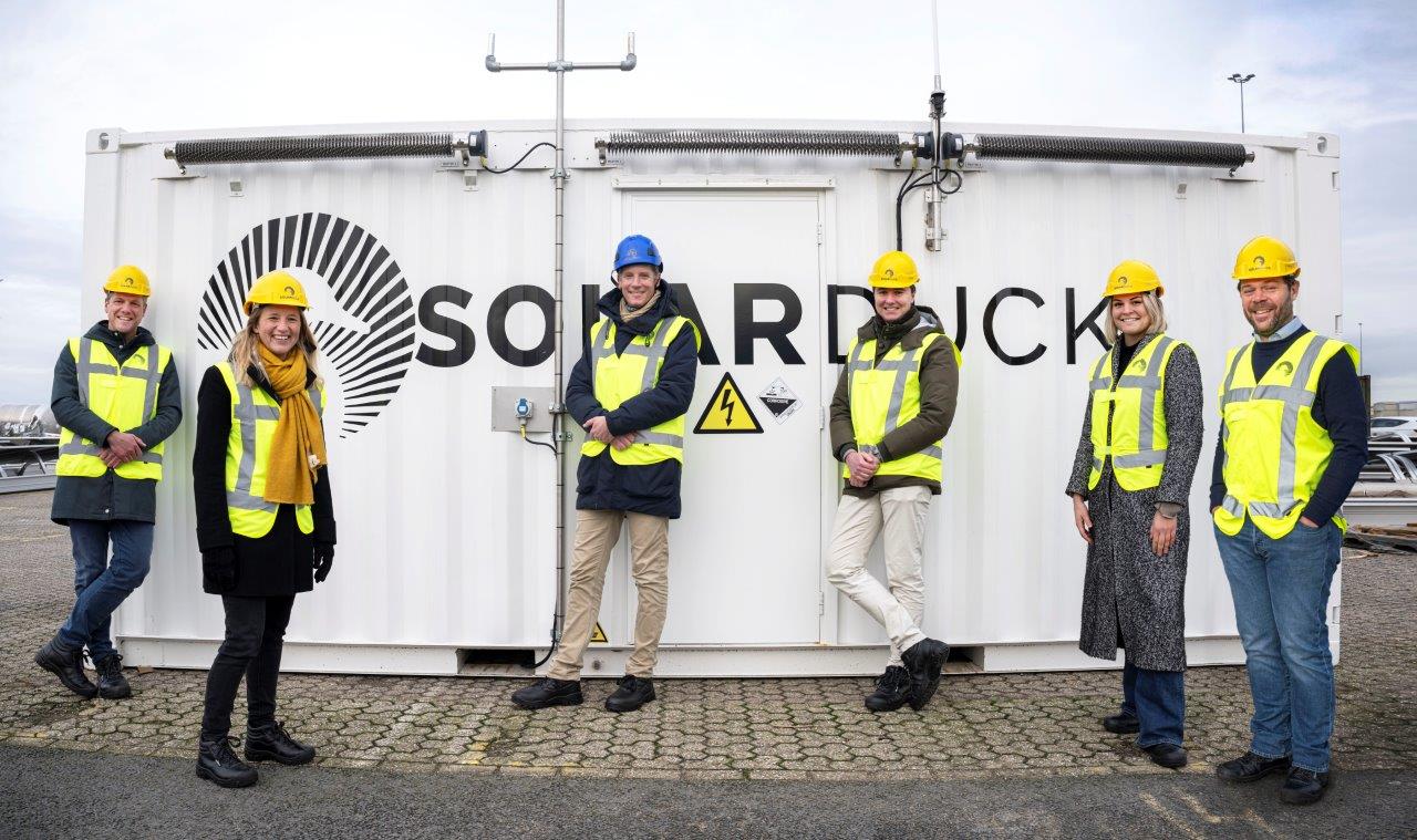 SolarDuck secures 15 million euro funding for the further development of offshore floating solar power