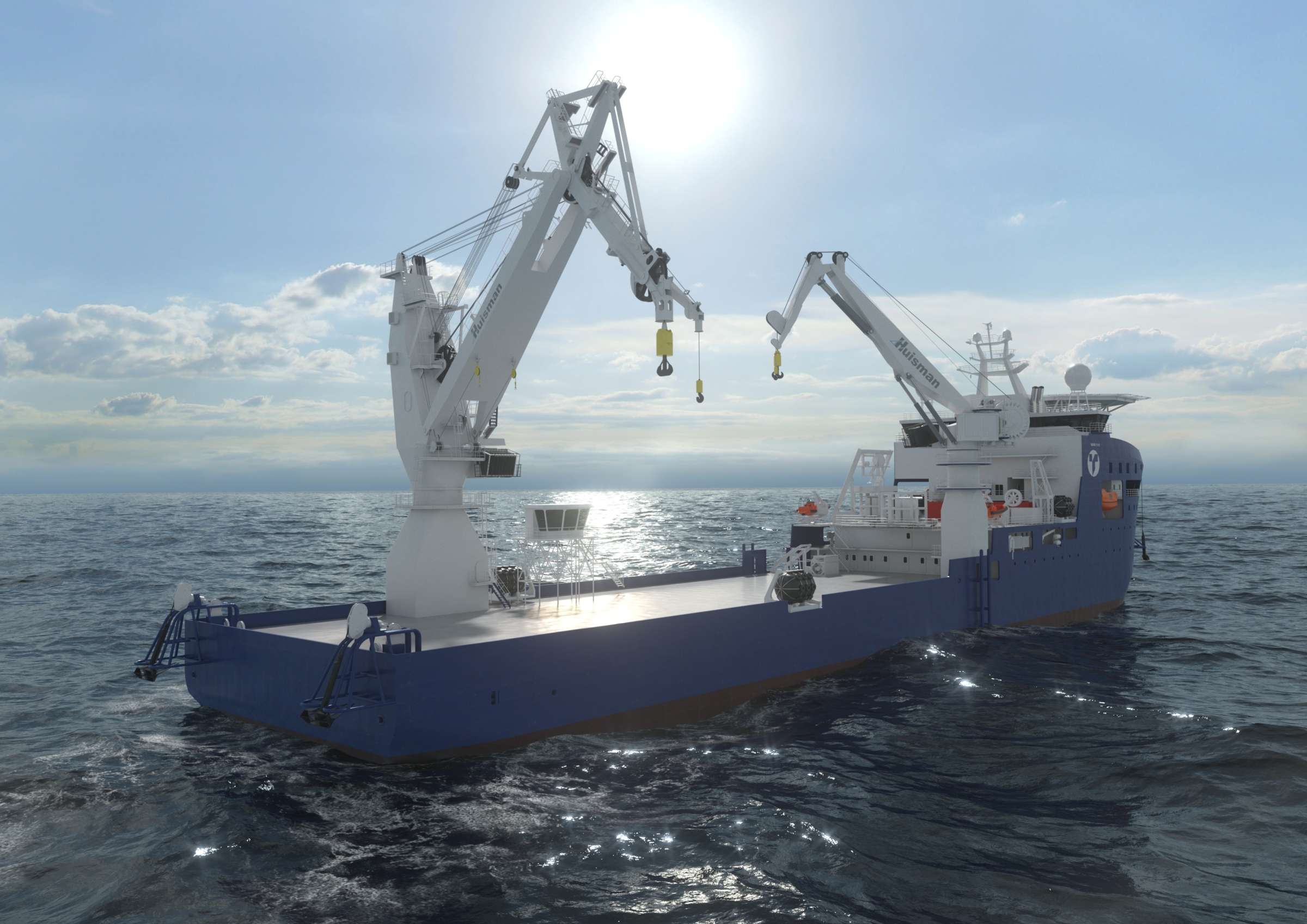 Huisman to deliver two subsea cranes for Toyo construction’s cable-lay vessel