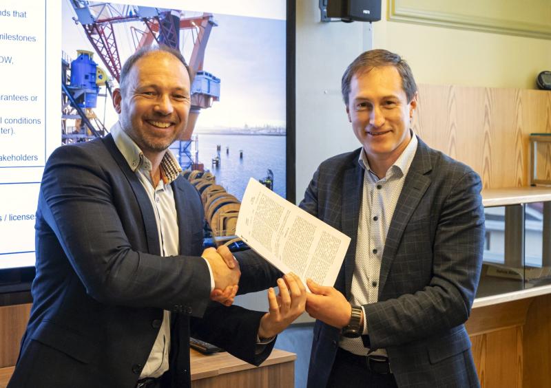 Van Oord plans OWF support base and cargo terminal in Latvia