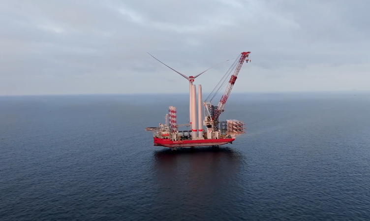 Seaway Ventus installs its first wind turbine generators