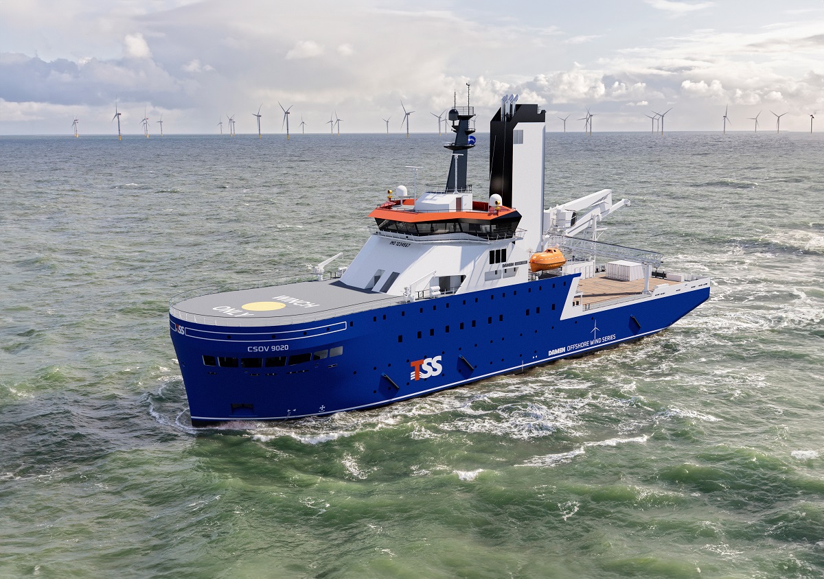 Damen Shipyards contracted to build second Damen Commissioning Service Operation Vessel for TSSM