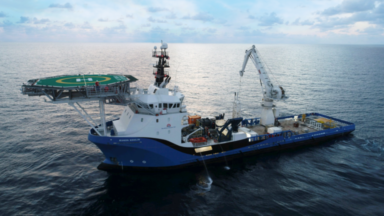 Three of a kind: new SMST AHC knuckle boom crane for Bordelon Marine